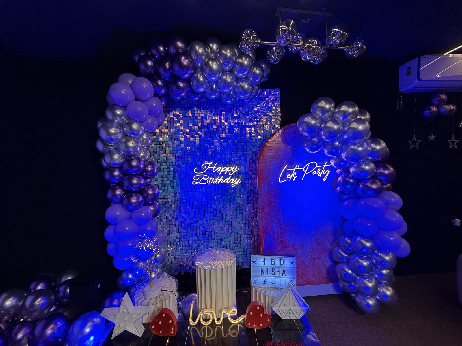 Birthday Celebration Decoration in Private Theater Rohtak